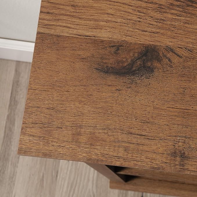 Sauder 3 Tier Book Shelf Wooden Bookcase Multipurpose Bookshelf for Home Office, Living Room, in Vintage Oak