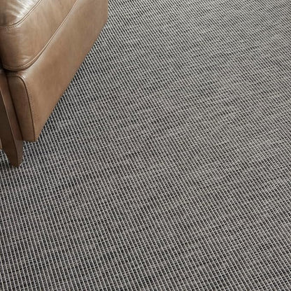 Nourison Positano Indoor-Outdoor Charcoal 6' x 9' Area Rug, Easy Cleaning, Non Shedding, Bed Room, Living Room, Dining Room, Backyard, Deck, Patio (6x9)