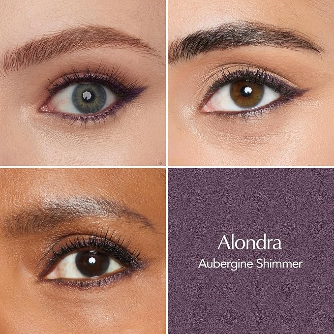 Thrive Causemetics Infinity Waterproof Eyeliner Pencil, Built In Sharpener & Smudge Tip, Long Lasting, Smudge Proof, Hyaluronic Acid & Shea Butter, Vegan & Cruelty Free, Alondra (Aubergine Shimmer)