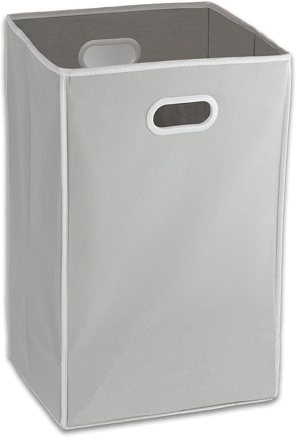 Simple Houseware Foldable Closet Laundry Hamper Basket, Grey