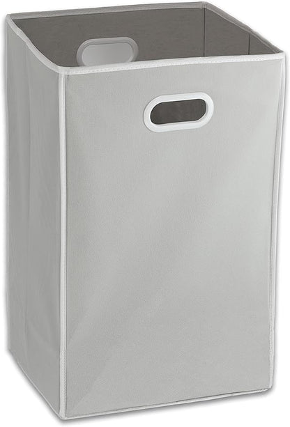 Simple Houseware Foldable Closet Laundry Hamper Basket, Grey
