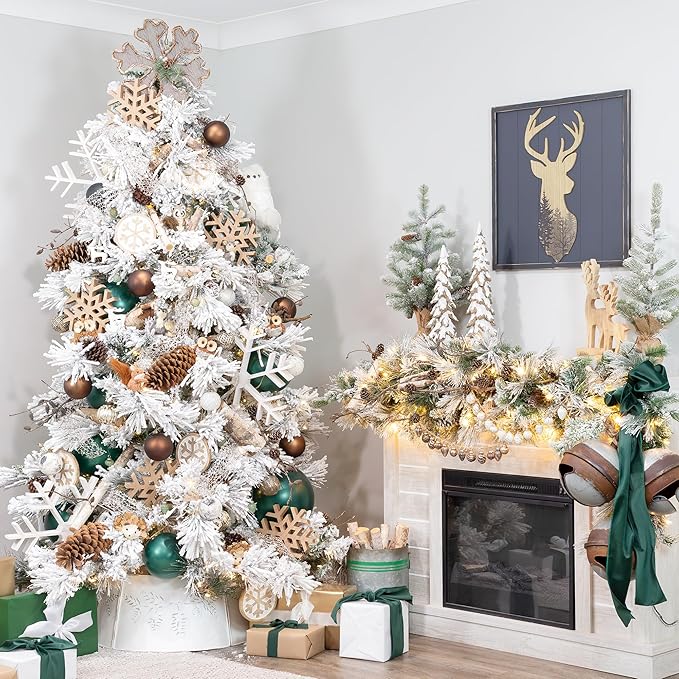 AuldHome Design Woodland Friends Figurines (Set of 3, Deer/Raccoon/Squirrel); Forest Animals Decor for Fall, Christmas, Winter and Themed Decor or Parties