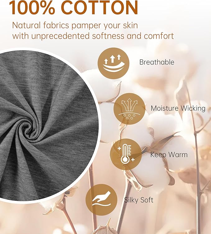 COLORFULLEAF Men's Bathrobes 100% Cotton Soft Comfort Breathable Short Sleeve Summer Kimono Mens Lightweight Robe