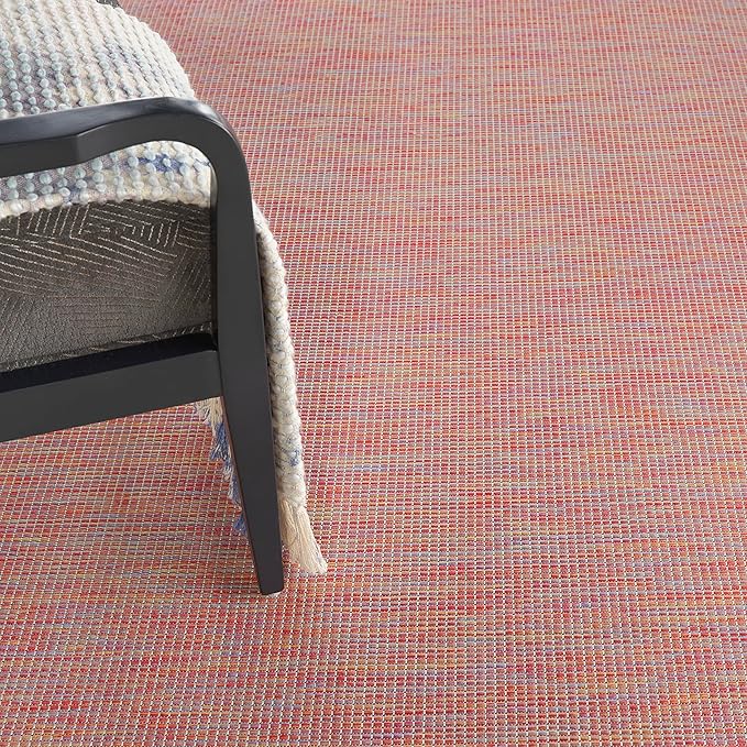 Nourison Home Positano Indoor/Outdoor Rainbow 7' x 10' Area Rug, Easy Cleaning, Non Shedding, Bed Room, Living Room, Dining Room, Backyard, Deck, Patio (7x10)