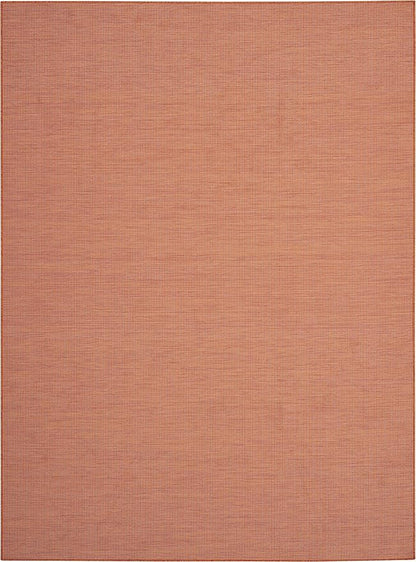 Nourison Home Positano Indoor/Outdoor Terracotta 10' x 14' Area Rug, Easy Cleaning, Non Shedding, Bed Room, Living Room, Dining Room, Backyard, Deck, Patio (10x14)