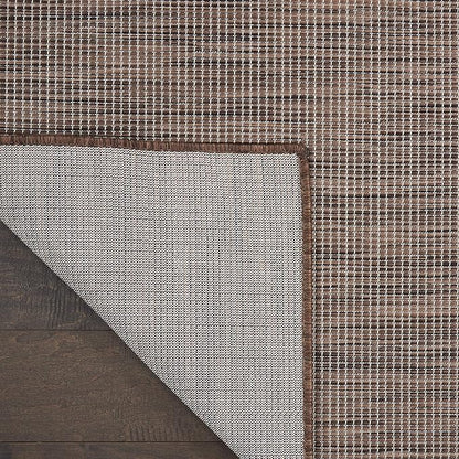 Nourison Positano Indoor/Outdoor Natural 10' x 14' Area Rug, Easy Cleaning, Non Shedding, Bed Room, Living Room, Dining Room, Backyard, Deck, Patio (10x14)