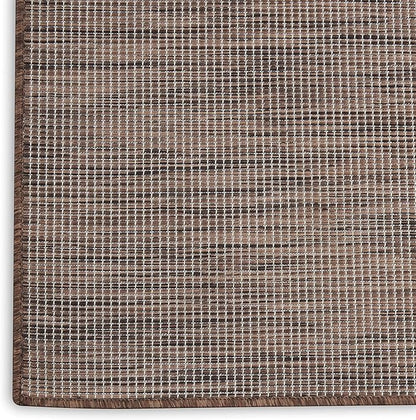 Nourison Positano Indoor/Outdoor Natural 2'2" x 12' Area Rug, Easy Cleaning, Non Shedding, Bed Room, Living Room, Dining Room, Backyard, Deck, Patio (2x12)