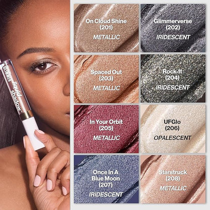 REVLON Glimmer Liquid Shadow, Smudge-Proof Shimmer Eyeshadow Makeup, Long Lasting, High Pigment, 202 Glimmerverse