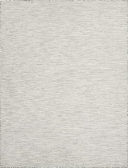 Nourison Positano Indoor-Outdoor Light Grey 7' x 10' Area Rug, Easy Cleaning, Non Shedding, Bed Room, Living Room, Dining Room, Backyard, Deck, Patio (7x10)