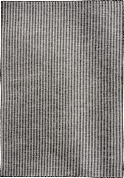 Nourison Positano Indoor-Outdoor Charcoal 4' x 6' Area Rug, Easy Cleaning, Non Shedding, Bed Room, Living Room, Dining Room, Backyard, Deck, Patio (4x6)
