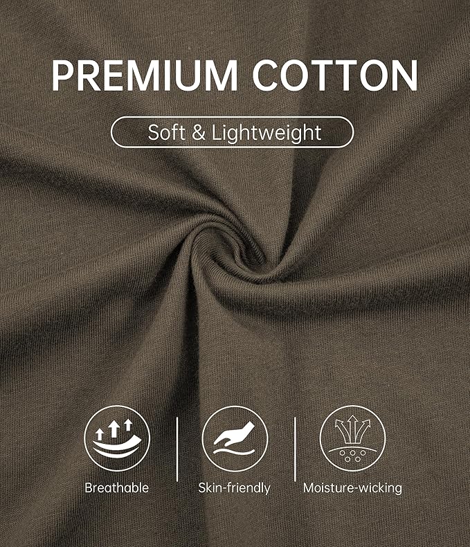 CF Men's Robe Cotton Bathrobe Soft Short Sleeve Bath Robes Shower Robe for Spa Soft Kimono Lightweight Sleepwear with Pockets