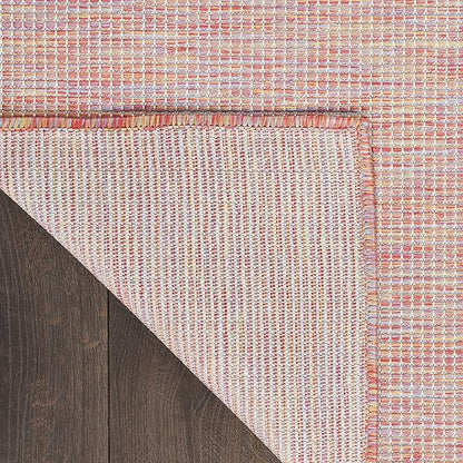 Nourison Home Positano Indoor/Outdoor Rainbow 6' x 9' Area Rug, Easy Cleaning, Non Shedding, Bed Room, Living Room, Dining Room, Backyard, Deck, Patio (6x9)