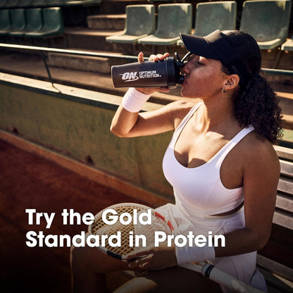 Optimum Nutrition Gold Standard 100% Whey Protein Powder, Double Rich Chocolate, 1 Pound (Pack of 1)