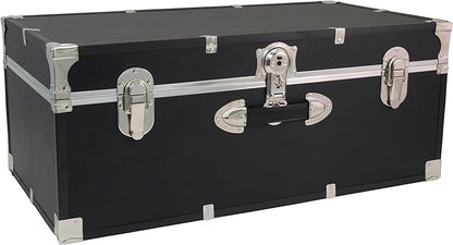 Seward Essential Trunk with Lock, Black, 30-Inch