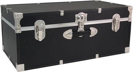 Seward Essential Trunk with Lock, Black, 30-Inch